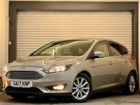Begagnad Ford Focus Titanium 120 HK (88 kW) 2017 Silver Halvkombi