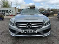 Used Mercedes C200 AMG Line Premium Plus 2015 Silver Sedan