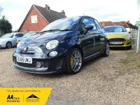 Begagnad Abarth 595 Competizione 180 HK (132 kW) 2015 Svart Halvkombi