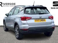 Used Seat Arona SE Technology 95 HP (69 kW) 2023 Urban silver / midnight black roof SUV