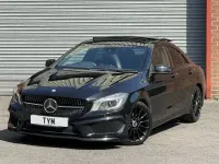 Used Mercedes CLA200 AMG 136 HP (100 kW) 2014 Black Coupe