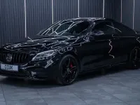 Used Mercedes C220 AMG line 194 HP (142 kW) 2020 Black Coupe
