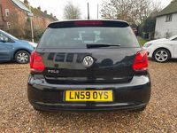 Used VW Polo 70 HP (51 kW) 2009 Black Hatchback