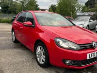 Used VW Golf VII 2012 Red Hatchback
