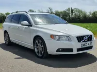 Used Volvo V70 SE Lux 2010 White Estate