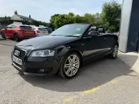 Used Audi A3 Cabriolet S-Line 140 HP (102 kW) 2008 Black Cabriolet