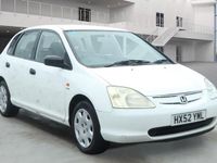 Used Honda Civic S 2002 White Hatchback