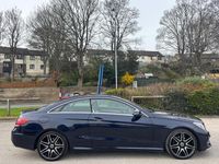 Used Mercedes E220 AMG line 2015 Blue Coupe