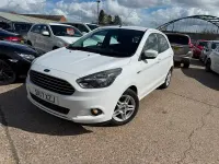 Used Ford Ka Plus Zetec 70 HP (51 kW) 2017 White Hatchback