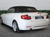Used BMW 218 Sport Line 2016 White Cabriolet