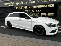 Used Mercedes CLA220 AMG line 2019 White Sedan
