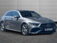 Used Mercedes A180 AMG Line Premium 136 HP (100 kW) 2023 Mountain grey Hatchback