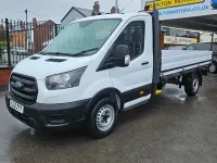 Used Ford Transit 130 HP (95 kW) 2022 White Cabriolet