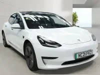 Used Tesla Model 3 Standard Range Plus 366 kW (498 HP) 2021 White Sedan