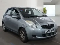 Used Toyota Yaris T3 69 HP (50 kW) 2008 Silver Hatchback