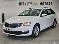 Begagnad Skoda Octavia SE Technology 115 HK (84 kW) 2018 Vit Kombi
