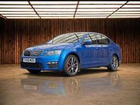 Used Skoda Octavia vRS 217 HP (159 kW) 2015 Blue Hatchback