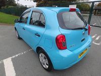 Used Nissan Micra Acenta 2017 Blue Hatchback