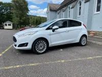 Used Ford Fiesta Titanium 2014 White Hatchback