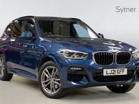 Used BMW X3 M Sport 181 HP (133 kW) 2021 Blue SUV