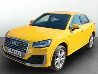 Used Audi Q2 S-Line 116 HP (85 kW) 2018 Yellow SUV