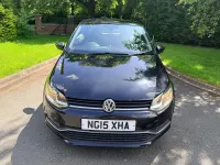 Used VW Polo SE 90 HP (66 kW) 2015 Black Hatchback
