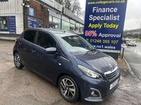 Used Peugeot 108 Allure 82 HP (60 kW) 2017 Blue Hatchback