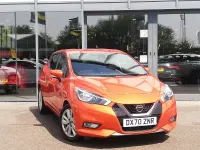 Used Nissan Micra Acenta 100 HP (73 kW) 2020 Orange Hatchback