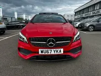 Used Mercedes CLA220 AMG line 177 HP (130 kW) 2017 Red Coupe