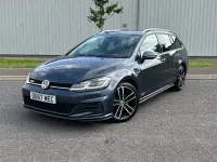 Used VW Golf VII GTD 184 HP (135 kW) 2017 Blue Estate