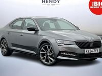 Used Skoda Superb SportlinePlus 150 HP (110 kW) 2023 Graphite grey metallic Hatchback