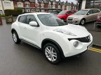 Used Nissan Juke Tekna 110 HP (80 kW) 2011 White SUV