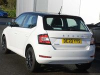 Used Skoda Fabia Colour Edition 70 HP (51 kW) 2020 Candy white black magic pearl effect Hatchback