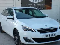 Used Peugeot 308 SW Allure 120 HP (88 kW) 2015 White Estate
