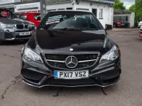 Used Mercedes E350 AMG line 2017 Black Coupe