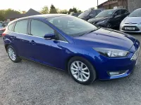 Used Ford Focus Titanium 125 HP (91 kW) 2015 Blue Hatchback