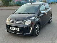 Used Citroën C1 Flair 68 HP (50 kW) 2018 Black Hatchback