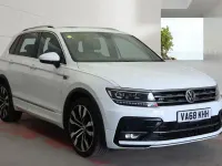 Used VW Tiguan R-line 150 HP (110 kW) 2019 White SUV