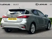 Used Lexus CT200h Luxury Line 134 HP (98 kW) 2017 Silver Hatchback