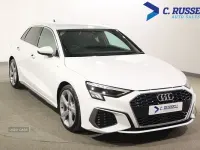 Used Audi A3 S-Line 150 HP (110 kW) 2022 White Sedan