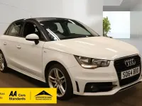 Used Audi A1 Sportback S-Line 86 HP (63 kW) 2014 White Hatchback
