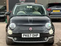 Used Fiat 500 Lounge 69 HP (50 kW) 2017 Black Hatchback
