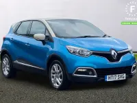 Used Renault Captur Dynamique 110 HP (80 kW) 2017 Blue/cream SUV