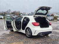 Used Mercedes A200 AMG line 2017 White Hatchback