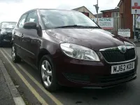 Begagnad Skoda Fabia SE 2012 Brun Halvkombi