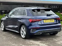 Used Audi A3 S-Line 150 HP (110 kW) 2023 Blue Sedan