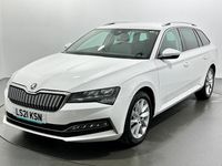 Used Skoda Superb SE Technology 218 HP (160 kW) 2021 White Estate