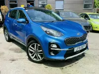 Używany Kia Sportage 136 KM (100 kW) 2019 Niebieski SUV