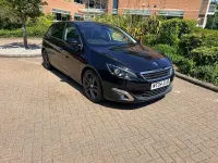 Used Peugeot 308 130 HP (95 kW) 2014 Black Hatchback