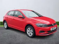 Used VW Polo Edition 95 HP (69 kW) 2019 Red Hatchback